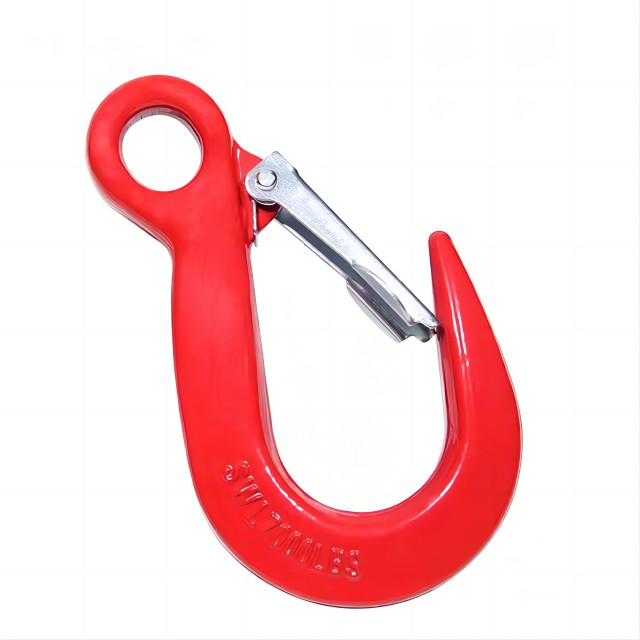 Eye Type Wide Mouth Lifting Hook With Latch