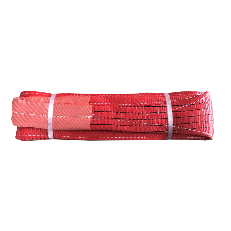 textile polyester flat lifting eye & eye webbing sling belt