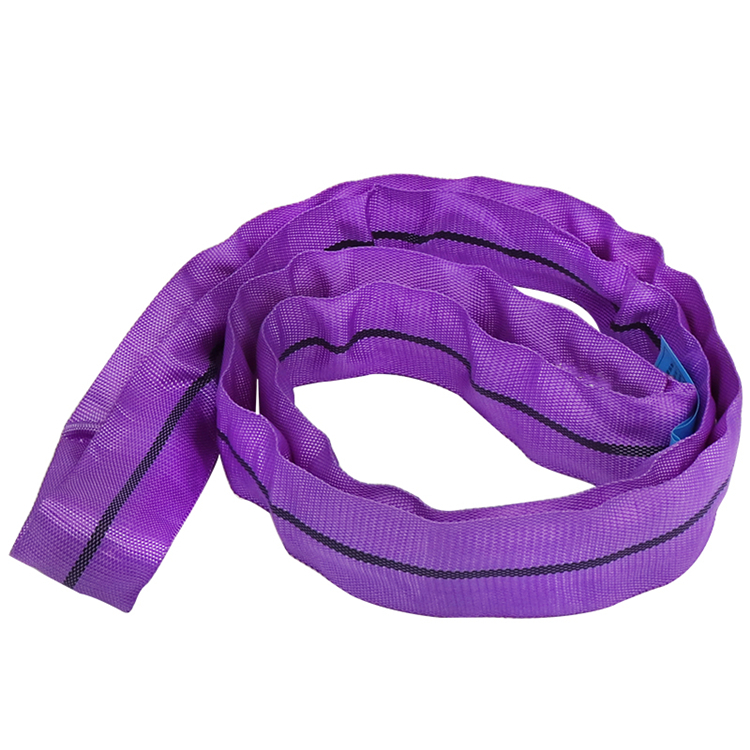 Polyester Endless Type Round Soft Webbing Sling for Lifting