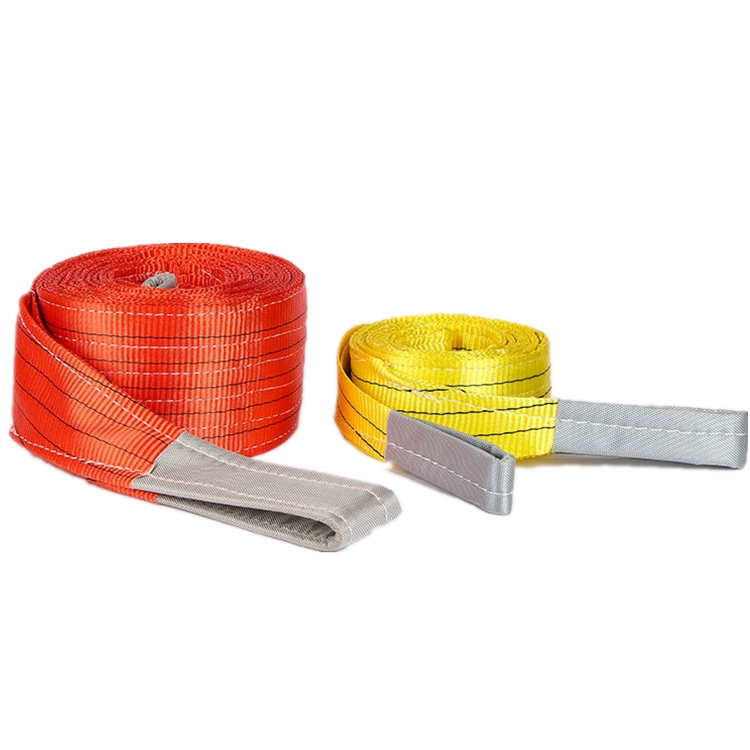 duplex polyester flat double ply lifting webbing slings Gostern Rigging
