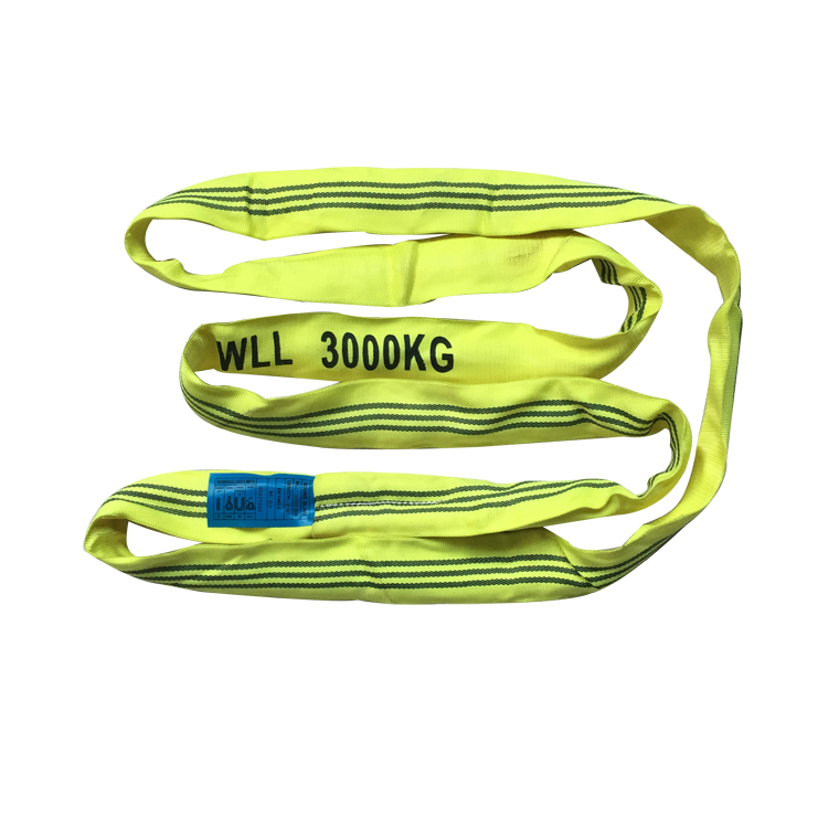 3T Yellow Endless Soft Round Sling